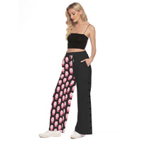 Grave Danger Roller Derby All-Over Print Side Snap Button Trousers