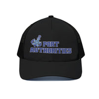 Maine Roller Derby Port Authorities Unisex Trucker Hat With Black Half-mesh