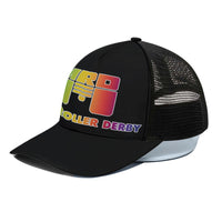 Maine Roller Derby PRIDE Unisex Trucker Hat With Black Half-mesh
