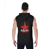 Hit Squad TV All-Over Print Zipper-Up Sleeveless Hoodie