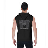 Maine Roller Derby MRD Logo Zipper-Up Sleeveless Hoodie