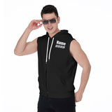 Hit Squad TV All-Over Print Zipper-Up Sleeveless Hoodie