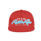 Team Puerto Rico Blue Logo Hat All Over Print Snapback Hat