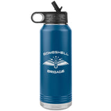 Bombshell Brigade 32oz Engraved Insulated Water Bottle