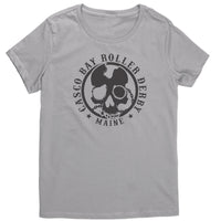 Casco Bay Roller Derby Black Logo Tees (3 cuts!)