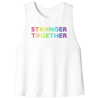 Sacramento Roller Derby Stronger Together Pride Tank Collection