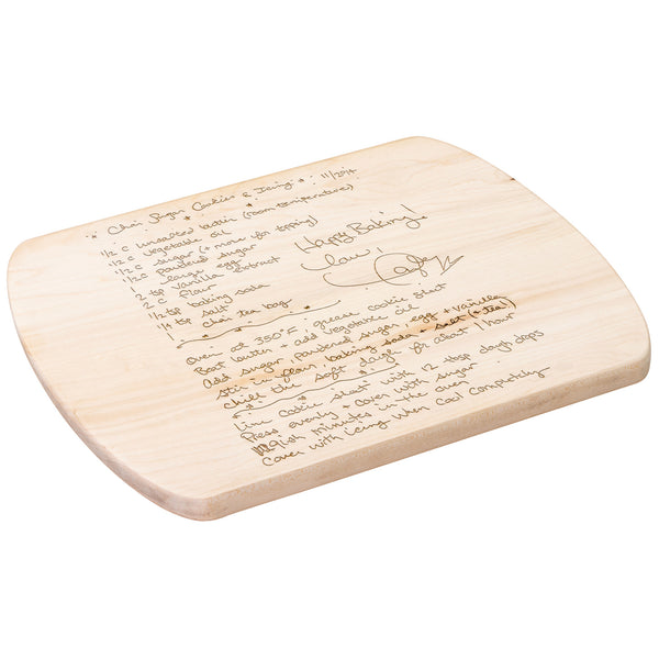 Taylor Swift Chai Cookie Recipe Cutting Board