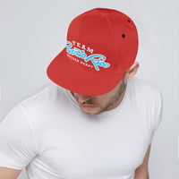 Team Puerto Rico Blue Logo Hat All Over Print Snapback Hat