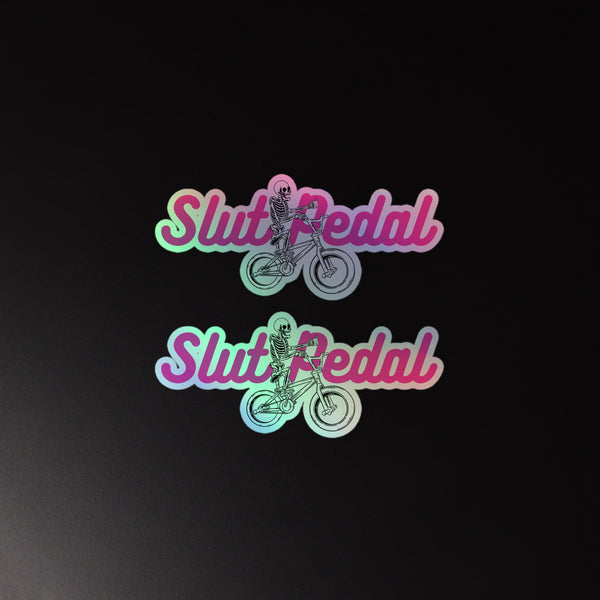 Slut Pedal 2 Holographic stickers