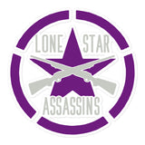 Lone Star Assassins Bubble-free stickers