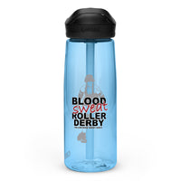 Yellow Rose Roller Derby Sports water bottle