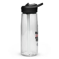 Yellow Rose Roller Derby Sports water bottle