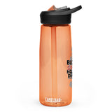 Yellow Rose Roller Derby Sports water bottle