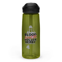 Yellow Rose Roller Derby Sports water bottle