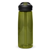 Yellow Rose Roller Derby Sports water bottle