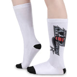 Demolition City Roller Derby All-Over Print Unisex Long Socks