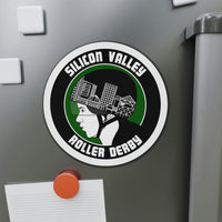 Silicon Valley Roller Derby Die-Cut Magnets