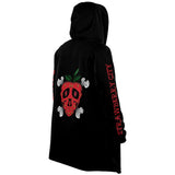 Strawberry City Roller Derby Microfleece Cloak