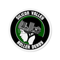 Silicon Valley Roller Derby Die-Cut Magnets