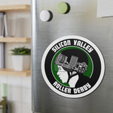 Silicon Valley Roller Derby Die-Cut Magnets