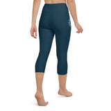 Sacramento Roller Derby Yoga Capri Leggings